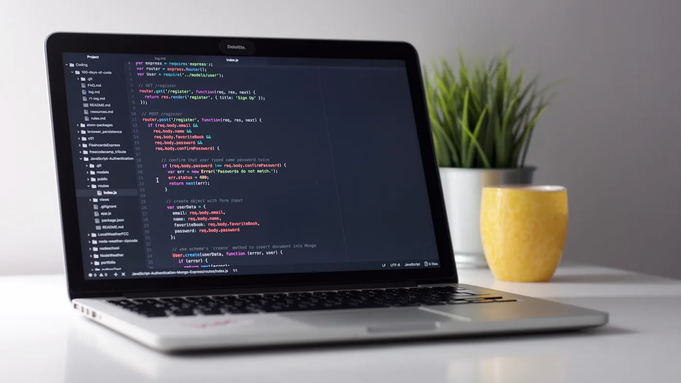 Laptop used to evaluate website platform options for a growing business