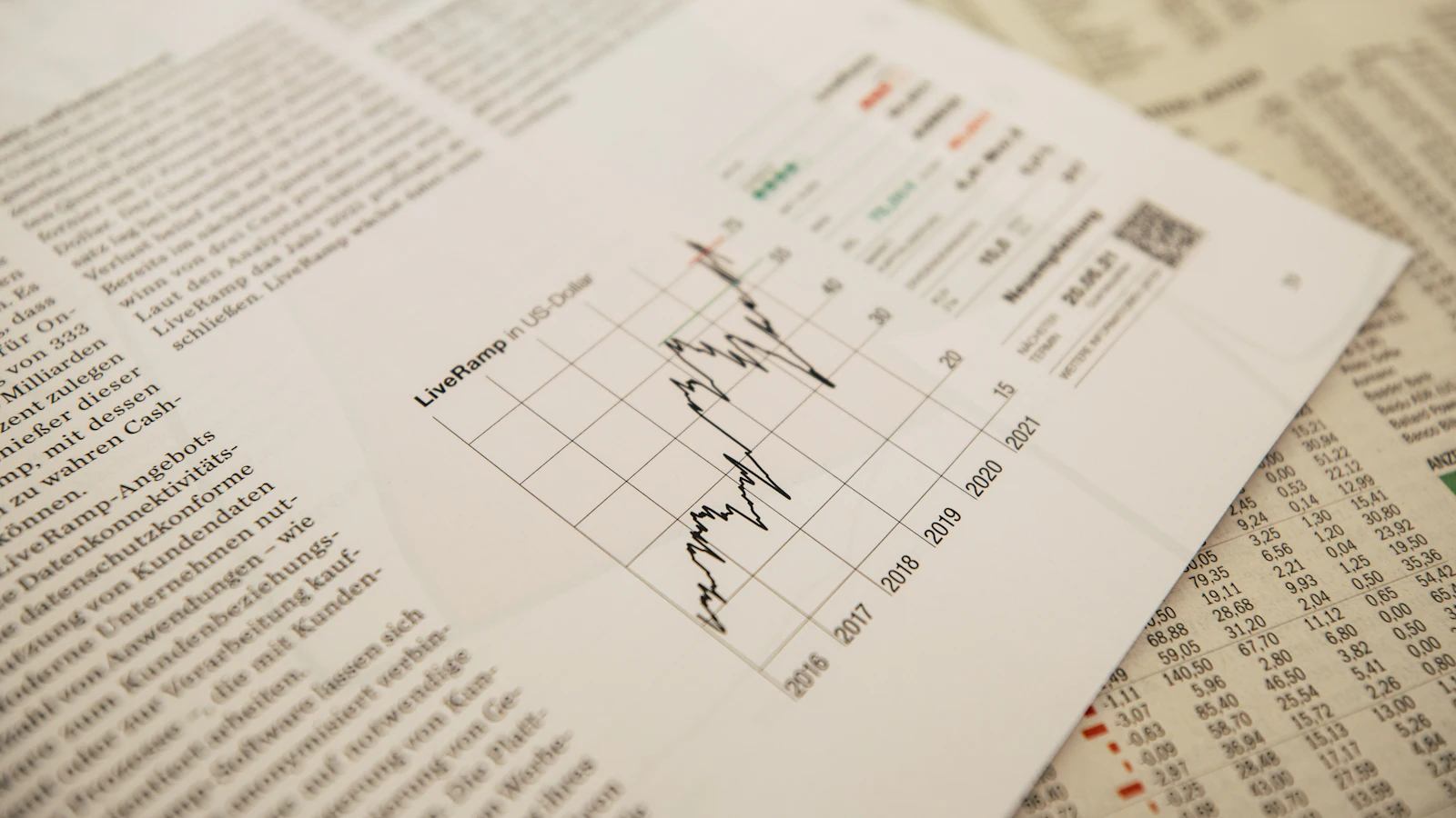 Financial report and spreadsheet printouts prepared for month-end review
