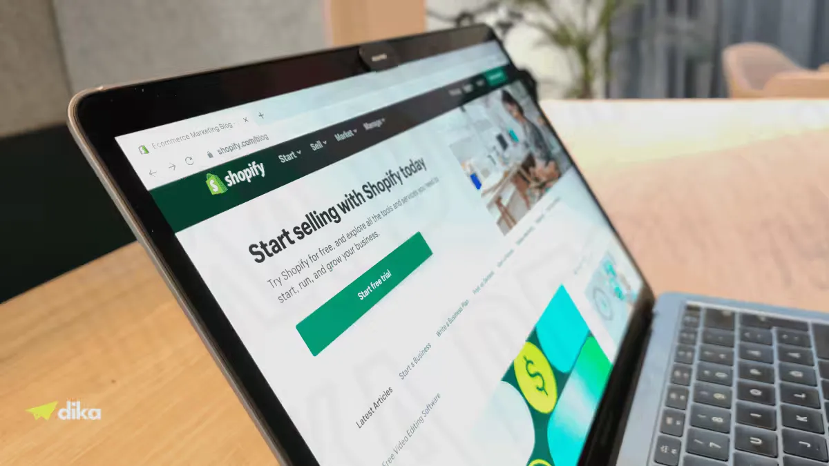 Shopify tabanlı e-ticaret mağazası yönetim ekranı